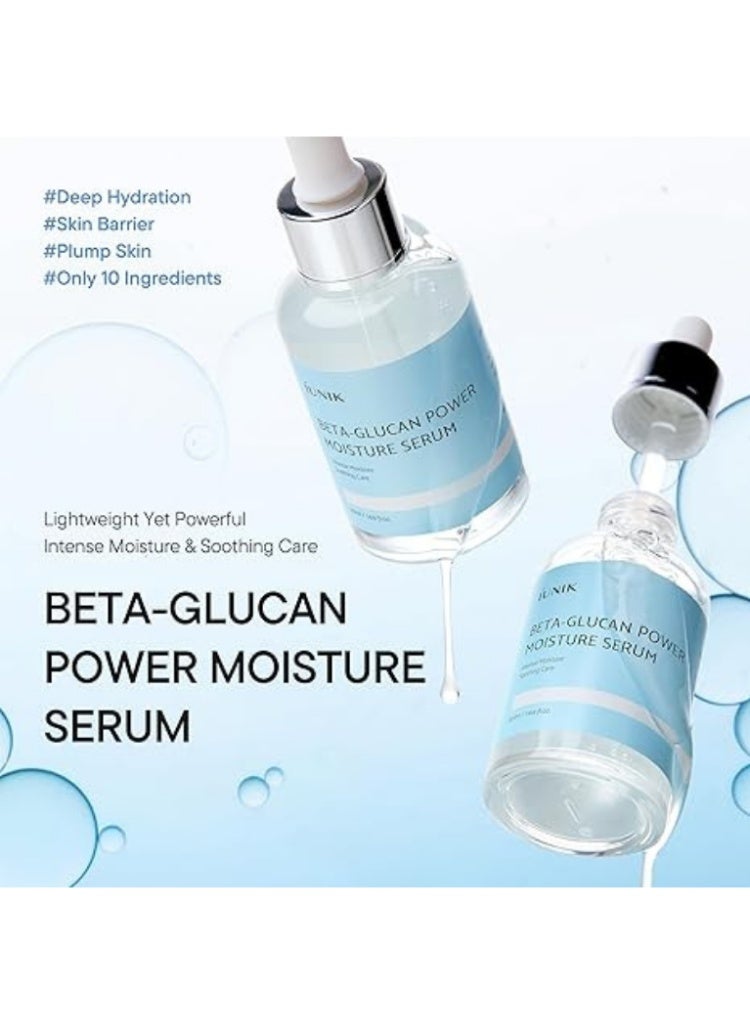 آي يونيك حل البشرة الجافة والمتعبة – سيروم iUNIK Beta Glucan Moisture 50ml للترطيب العميق وتقوية حاجز البشرة وتهدئتها - Image 3
